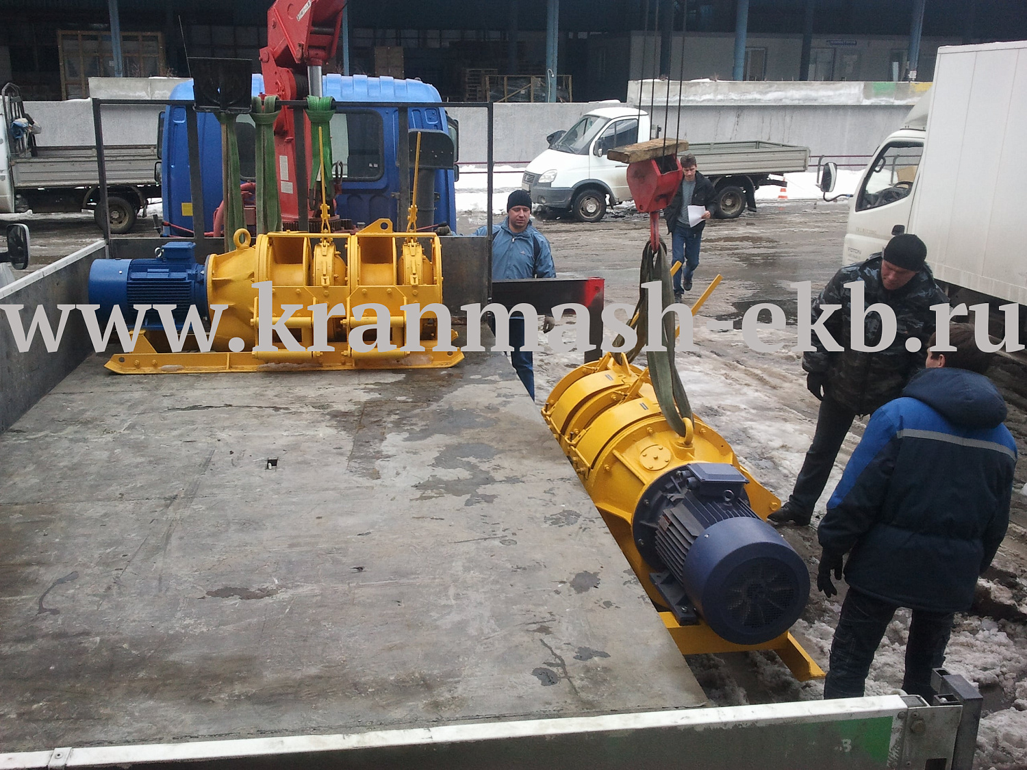 Лебедки скреперные