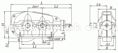 Редуктор КЦ1 300 Редуктор КЦ1 300
