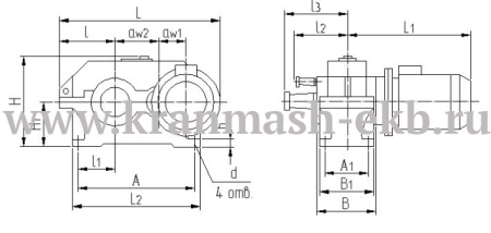 Мотор-редуктор 1МЦ2У-200